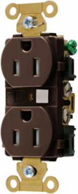 Tamper Resistant Duplex Receptacle 15A 125V 2-Pole 3-Wire Grounding