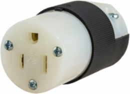 Insulgrip Heavy Duty Female Connector, 15A 125V, 2-Pole 3-Wire