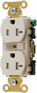Tamper Resistant Duplex Receptacle 20A 125V Light Almond