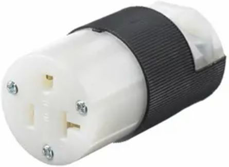 Insulgrip Heavy Duty Female Connector Body, 20A 125V, 2-Pole 3-Wire Grounding