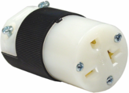 Insulgrip Female Connector Body, 20A 250V, 2-Pole 3-Wire Grounding