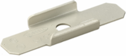 Metal Raceway Mounting Clip HBL500/HBL750 Series 0.810 Inch Ivory