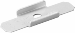 Metal Raceway Mounting Clip HBL500/HBL750 Series 0.800 Inch White Steel