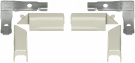 Metal Raceway Twisted Elbow Left Ivory, HBL500/700/750 Series, Steel