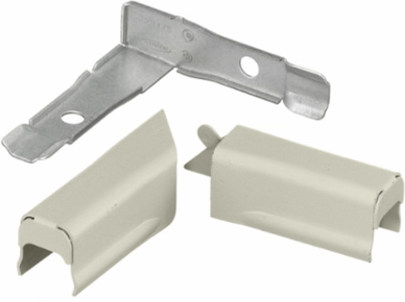 Metal Raceway Twisted Elbow Left Ivory, HBL500/700/750 Series, Steel