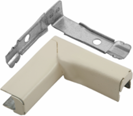Metal Raceway Twisted Elbow Left Ivory, HBL500/700/750 Series, Steel