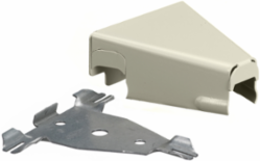Metal Raceway Tee Fitting, HBL500/700/750 Series, 5 Inch, Ivory