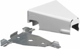 Metal Raceway Tee Fitting, 2-1/2 Inch Width, HBL500/700/750 Series, White