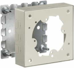 Metal Raceway Distribution Box 2-Gang 6.700x8.200x5.600 Inch Ivory
