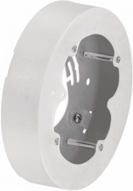 Metal Raceway Audible Alarm Box, 6.500 Inch Width, White, UL Listed