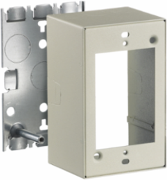 Metal Raceway Box 1-Gang Deep Ivory, HBL500/700/750 Series