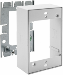 Metal Raceway Extension Box 1-Gang Standard White 3 Inch