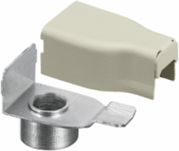 Metal Raceway Conduit Connector, Ivory, 1.250 Inch Width, HBL500/700/750 Series