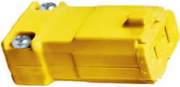 Valise Series Connector Body, 15A, 125V, 2-Pole, Yellow