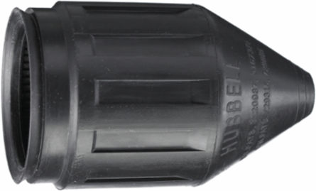 Weatherproof Device Boot, Black, 2.858 Inch Width, Moisture Resistant, Elastomer