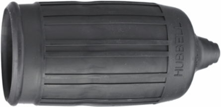 Weatherproof Boot 4.400 Inch Black Elastomer, IP55 Moisture Resistance