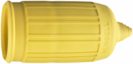Weatherproof Device Boot for 20A & 30A Connectors, Yellow, 5.250 Inch Width