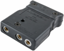 60A Inline Stage Pin Device, Black, 125V, Lightweight