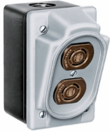 1-Gang Angled Weather Shield, Duplex, Standard Size
