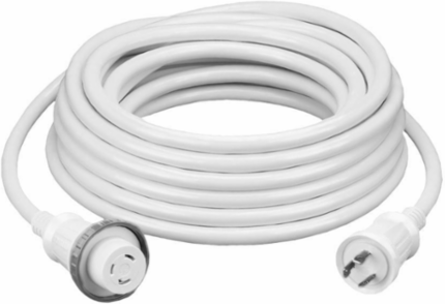 Twist-Lock Marine Grade Cableset, 30A 125V, 600 Inch