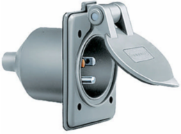 Weatherproof Marine Male Inlet 15A 125V 2-Pole 3-Wire 1.47 Inch x 1.32 Inch