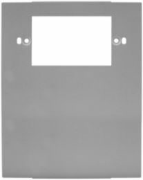 Metal Raceway Device Cover Plate, 1-Gang, Gray, CSA Standard C22.2
