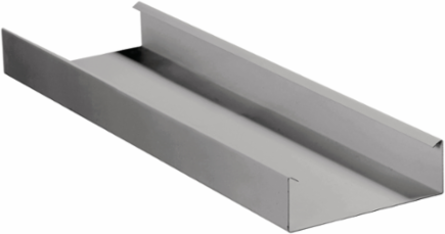 Metal Raceway, 10 ft Base, Gray, Steel, NEMA 1 Rating