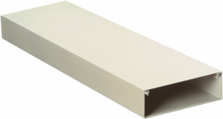 Metal Raceway 10 Ft Base, Steel, Ivory, NEMA 1 Rating, Single Channel
