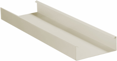 Metal Raceway 10 Ft Base, Steel, Ivory, NEMA 1 Rating, Single Channel
