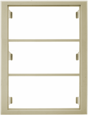 Metal Raceway Device Mounting Bracket, 5.40 Inch Width, Steel, Ivory