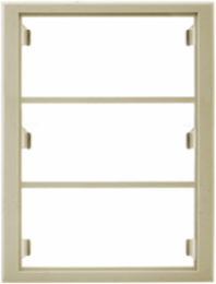 Metal Raceway Device Mounting Bracket, 5.40 Inch Width, Steel, Ivory