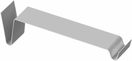 Metal Raceway Clip, Steel, 6.150 Inch Width, 13.850 lb. Weight