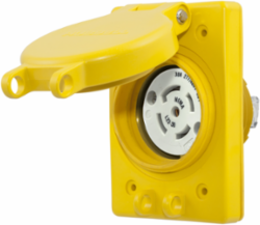 Watertight Twist-Lock Receptacle 30A 4-Pole 277/480V