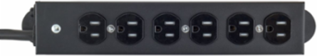 15A Heavy-Duty 6 Outlet Power Strip with 15 ft Cord and Tamper-Resistant Receptacles