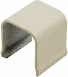 Metal Raceway Splice Cover, 0.750 Inch Width, Steel, Ivory