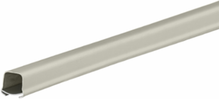 Single Channel Metal Raceway 10 ft, Ivory Color, 0.800 Inch Width