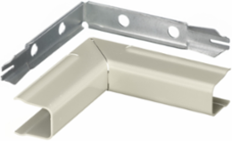 Metal Raceway Internal Elbow 3.36 Inch Steel Ivory
