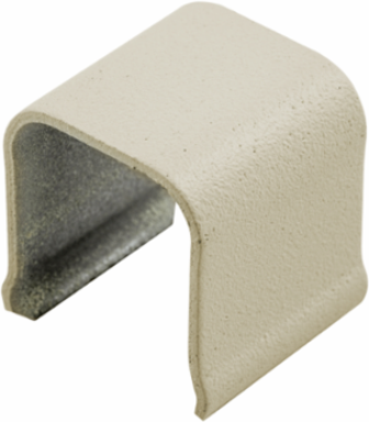 Metal Raceway Connection Cover, Ivory, 0.800 Inch Width