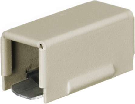 Metal Raceway H to WM Transition Fitting, 3.9 Inch, Steel, Ivory