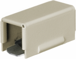 Metal Raceway H to WM Transition Fitting, 3.9 Inch, Steel, Ivory