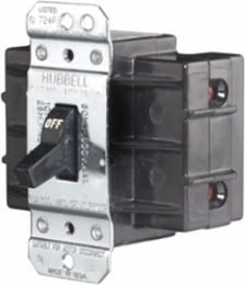 Motor Disconnect Switch, 2-Pole, 60A 600V, Back Wired