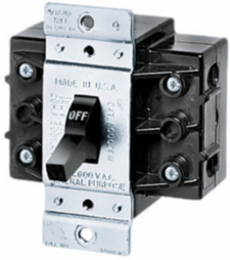 3-Pole Motor Disconnect Switch, 60A 600V, Front Wired