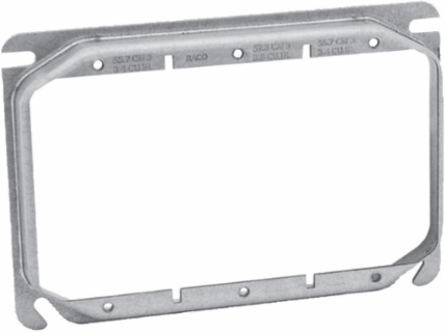 3-Gang Wall Box with 1/2 Inch Depth and 10.10 Cu.In. Capacity