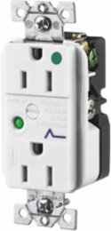 Surge Protective Receptacle, Duplex, 15A 125V, 5-15R, White