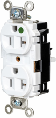 Hospital Grade Duplex Receptacle 20A 125V 2-Pole 3-Wire