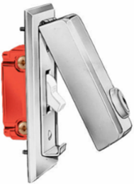 Brass Locking Cover Plate, 1-Device, 1.97 x 1.58 x 1.16 Inch, Chrome