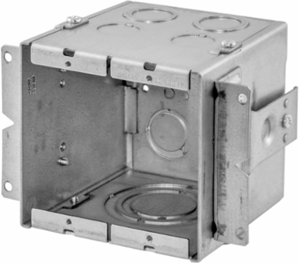 2G WALLBOX, GANGABLE, 4INCH DEEP, 2IN KO