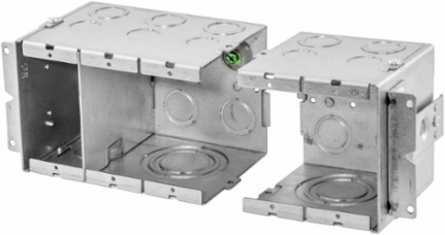 3G WALLBOX, GANGABLE, 4INCH DEEP, 2IN KO