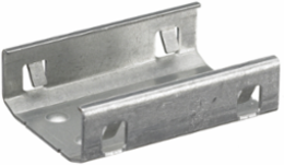 Metal Raceway Mounting Clip, Aluminum, 4 Inch Width