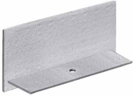 Aluminum Raceway End Cap, 3.750 Inch Width, Blank Style